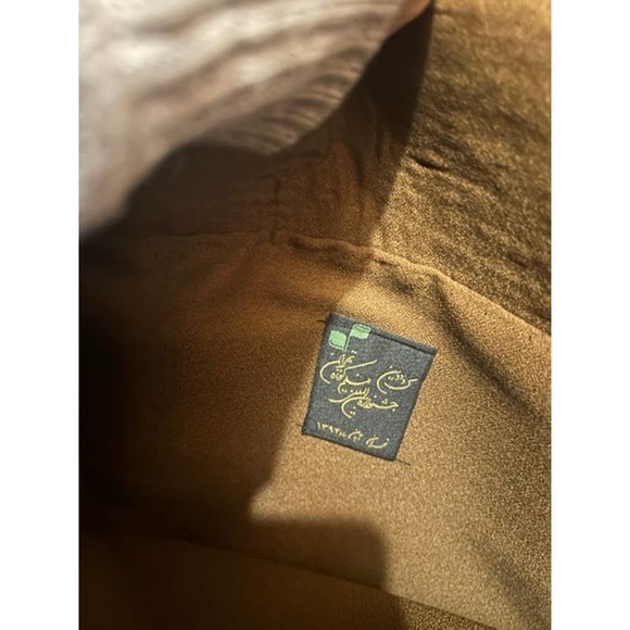 Tweed Satchel Leather Backing Bag - Picture 2 of 5